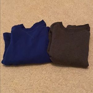 Primary crew neck sweatshirts.  Lot of 2